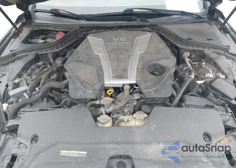 2018 Infiniti Q50 3.0T Luxe z USA, uszkodzony, nr VIN JN1EV7AP2JM363554